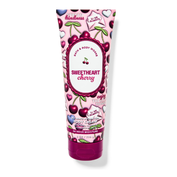 Bath and Body Works - Creme hidratante Sweetheart Cherry 226g