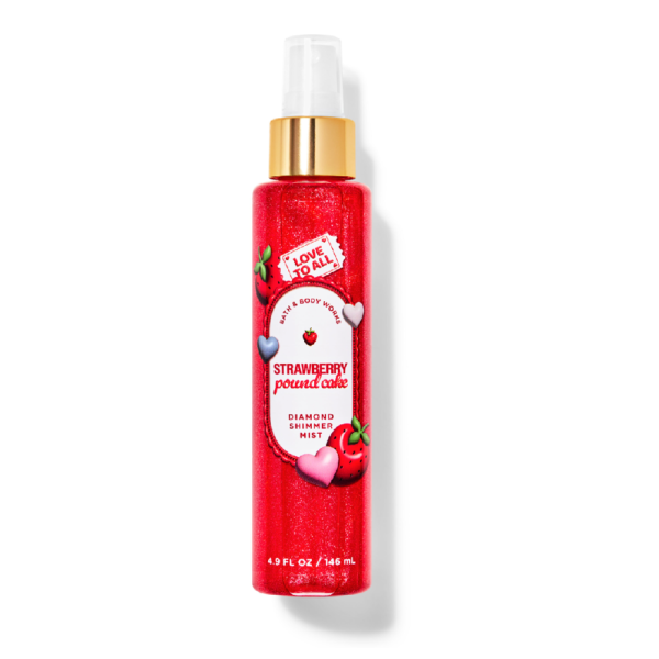 Bath and Body Works – Shimmer Mist Strawberry Pound Cake 146ml