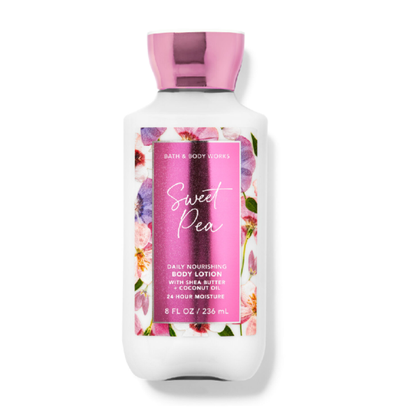 Bath and Body Works – Loção hidratante Sweet Pea 236ml