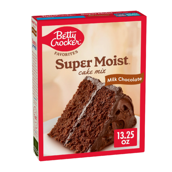 Betty Crocker Favorites Super Moist Milk Chocolate Cake Mix, 13.25 oz. 375g