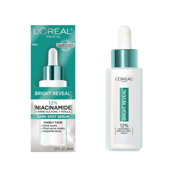 L'Oreal Paris Bright Reveal Niacinamide Dark Spot Face Serum - Serum clareador de manchas com Niacinamida 30ml