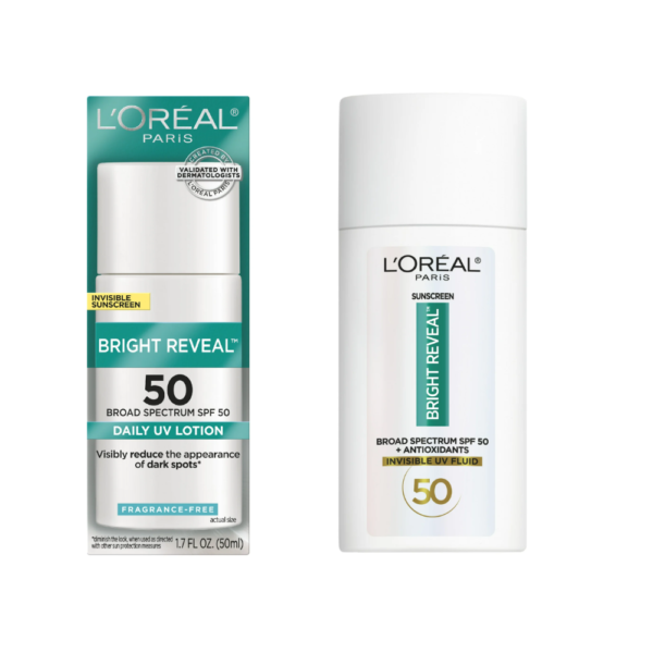 L'Oreal Paris Bright Reveal Daily UV Lotion SPF 50 - Loção UV Diária FPS 50 Reduz Manchas Escuras 50ml